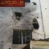 5 محرم 1435هـ: آثار قصف الحوثييين على المركز أثناء صلاة الجمعة